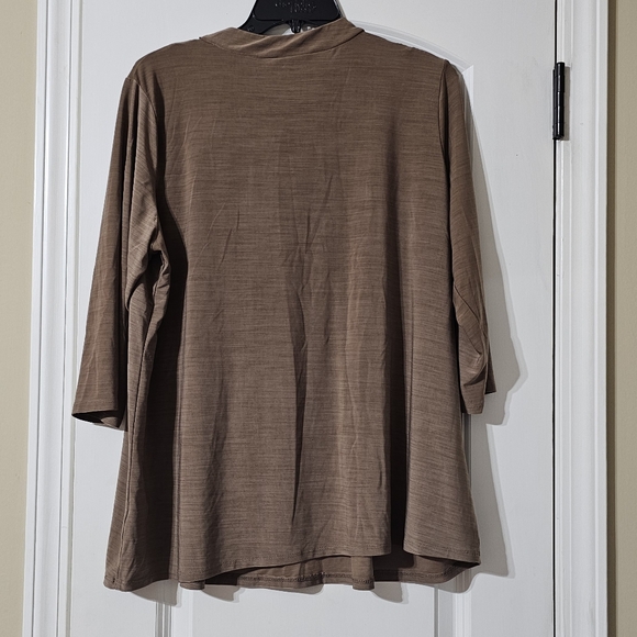 Elie Mcarthy  Brown Casual Blouse - Picture 4 of 7